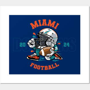 Miami Football Posters and Art